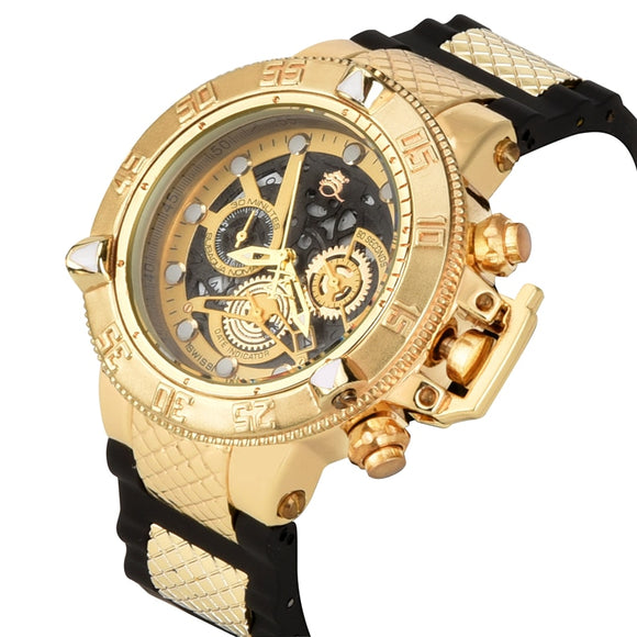 2019 New style unbeaten model Super rotating dial Stopwatch Luminous Calendar multifunction Men's Quartz watch