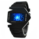 Men Sports Watches Life Waterproof Back Light LED Digital Watch Chronograph Shock Wristwatches #4M20#F