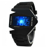 Men Sports Watches Life Waterproof Back Light LED Digital Watch Chronograph Shock Wristwatches #4M20#F