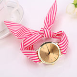 OTOKY 2019 women's watch Quartz Wristwatch women watches Stripe Floral Cloth Quartz Dial Bracelet Wristwatch Watch reloj mujer