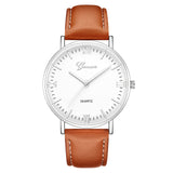 Geneva Mens Luxury Brand Watches Stainless Steel Analog Quartz Ladies Dress Wristwatches Clock Women's Watch montre homme QG