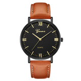 Geneva Mens Luxury Brand Watches Stainless Steel Analog Quartz Ladies Dress Wristwatches Clock Women's Watch montre homme QG