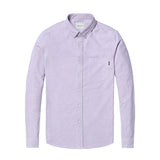 SIMWOOD autumn winter Men Shirts New 2019 Fashion 100% Pure Cotton basic Slim Fit Plus Size Brushed Oxford Shirts  180569
