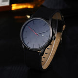Men's Watch Men's Quartz Watch Sports Military Watch Leather Strap Men's Watch Calendar Complete Watch 2019 New