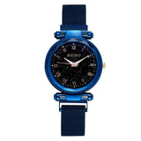 Ladies watch luminous Starry Sky Women's Watches Milanese Quartz Mesh With Magnetic Buckle decoration Girls gifts reloj mujer