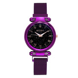 Ladies watch luminous Starry Sky Women's Watches Milanese Quartz Mesh With Magnetic Buckle decoration Girls gifts reloj mujer
