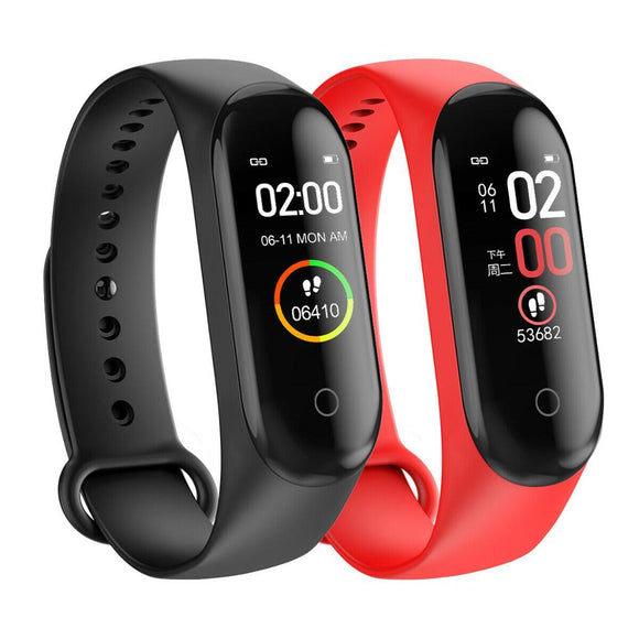Smart M4 Wristbands Men Women Waterproof Sports Bracelet Phone Bluetooth Heart Rate Monitor Fitness Wristband For Android IOS