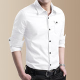 Shirts for men New Thin Breathable Military Men Shirts Long Sleeve Slim Men's Shirts Summer 2019 Business Men Brand Clothing