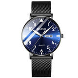2019 New Fashion Ultra-thin Watch Men Top Luxury Brand Casual Men's Stainless Steel Mesh Strap Business Clock Men Wrist Watch