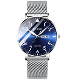 2019 New Fashion Ultra-thin Watch Men Top Luxury Brand Casual Men's Stainless Steel Mesh Strap Business Clock Men Wrist Watch