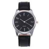 Men's Quartz Watch Simple style Business men's Fashion Leather Quartz Wrist Watch שעון גברים horloge man