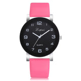 Lvpai Women's Casual Quartz Leather Band Watch Analog Wrist Watch