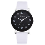 Lvpai Women's Casual Quartz Leather Band Watch Analog Wrist Watch