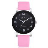 Lvpai Women's Casual Quartz Leather Band Watch Analog Wrist Watch