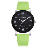 Lvpai Women's Casual Quartz Leather Band Watch Analog Wrist Watch