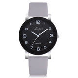 Lvpai Women's Casual Quartz Leather Band Watch Analog Wrist Watch