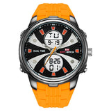 KAT-WACH  Silicone Sports Digital Wristwatches Men's Multi-function LED  Waterproof Swimming Diving Sports Quartz Wristwatches