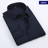 Kcoyster Men Shirt Black Long Sleeve Big Size Formal Shirts for Men Office Clothing 6XL 7XL 8XL Dress camisa social masculina