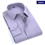 Kcoyster Men Shirt Black Long Sleeve Big Size Formal Shirts for Men Office Clothing 6XL 7XL 8XL Dress camisa social masculina