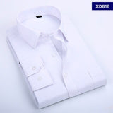 Kcoyster Men Shirt Black Long Sleeve Big Size Formal Shirts for Men Office Clothing 6XL 7XL 8XL Dress camisa social masculina