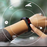 New Arrival Unisex Women Watch Waterproof Touch Screen Feel Screen Led Sports Fashion Electronic Watch High Quality Kol Saati #W